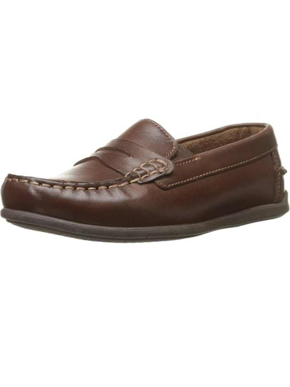 NEW Florsheim Jasper Driver Jr Leather Slip On Penny Loafers Dress Shoes Kids